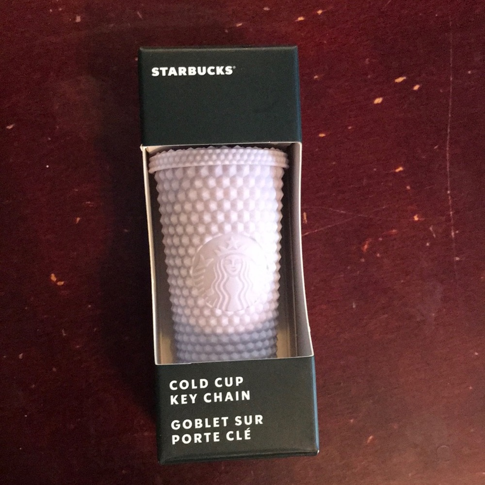 Starbucks Matte purple keychain